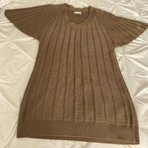 Calvin Klein Camel/brown sweater dress/tunic. Size Medium. - Picture 2 of 2